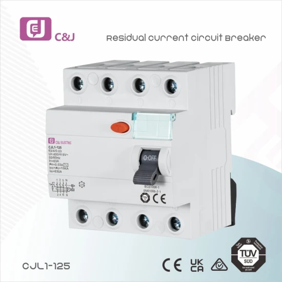 Interruttore automatico corrente residua, RCCB, ELCB, tipo CA elettromagnetico RTF1l